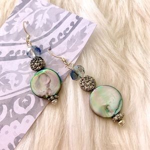 Abalone Shell Dangly Earrings!!!!
